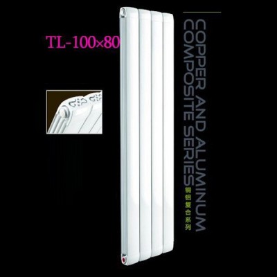 铜铝复合100X80散热器