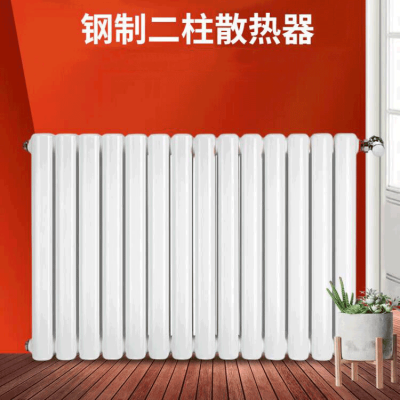 钢二柱壁挂式散热片集中供暖自采暖