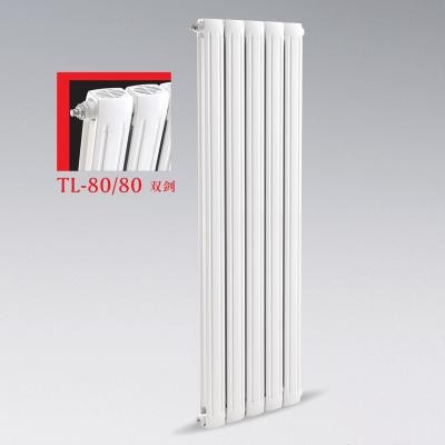 铜铝复合80X80双剑散热器 集中供暖
