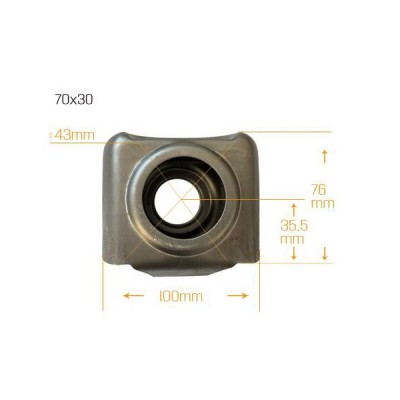 金鸿达家用钢制70X30散热器片头供应