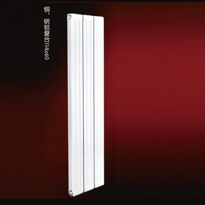 铜铝复合114X60散热器 源头工厂定做 供暖好帮手