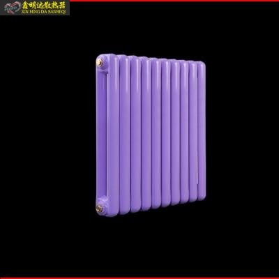 钢制60方圆双柱散热器家用水暖暖气片壁挂式自采暖