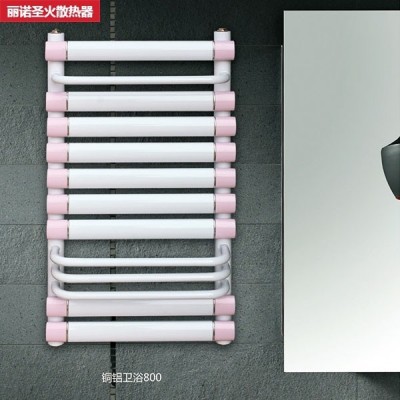 铜铝800卫浴背篓暖气片毛巾架置物散热器