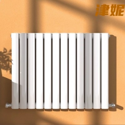 钢制50片头暖气片二柱水暖家用采暖散热器集中供暖
