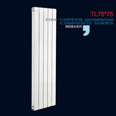 铜铝复合75X75暖气片 家用暖气片