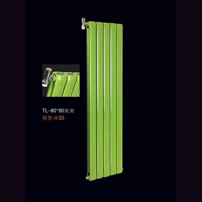 铜铝复合8080双剑散热器