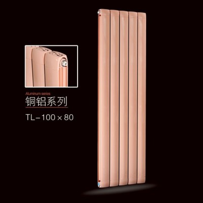 铜铝复合100*80散热器防腐水暖暖气片