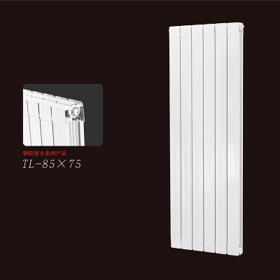 铜铝8575 集中散热自采暖定制散热器