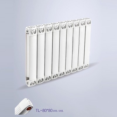 铜铝复合80X80散热器 家用暖气片