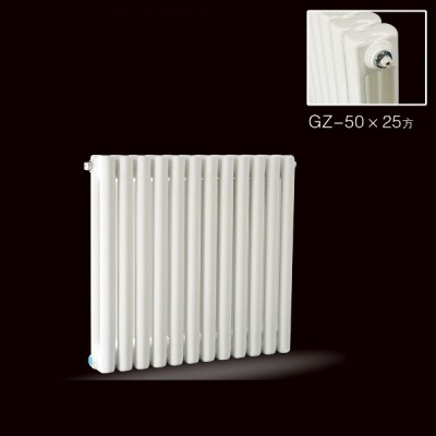 家用钢制50X25方片头散热器