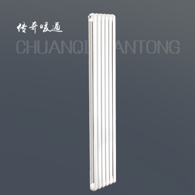 钢制50/25圆双柱暖气片钢二柱家用水暖散热器