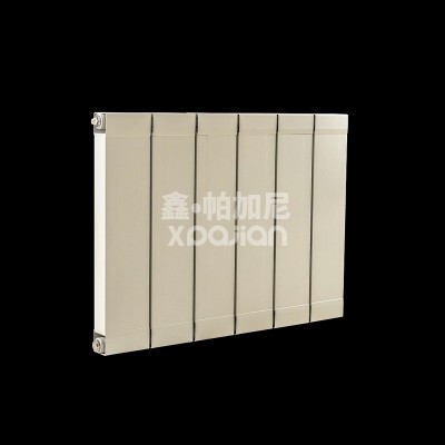 铜铝复合132X60平面双水道散热器