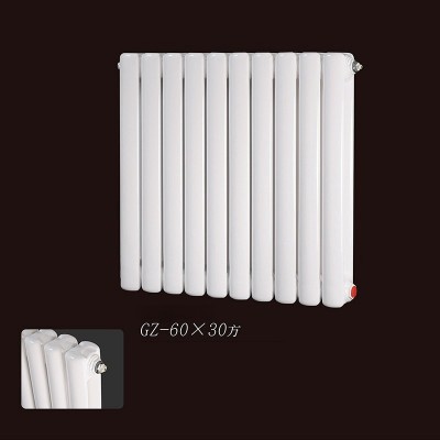 钢制 60×30 方片头散热器（GZ‑60×30 方）