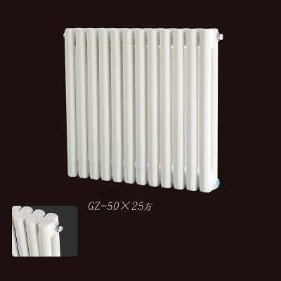 钢制 50×25 方片头散热器（GZ‑50×25 方）