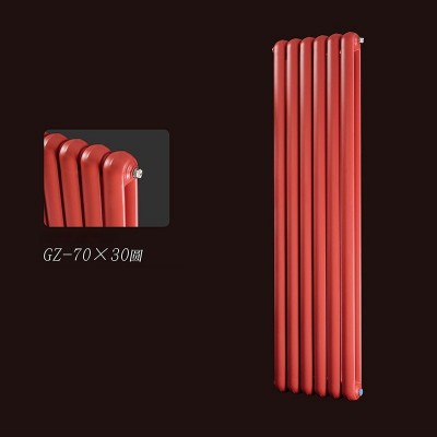 钢制 70×30 圆片头散热器（GZ‑70×30 圆）