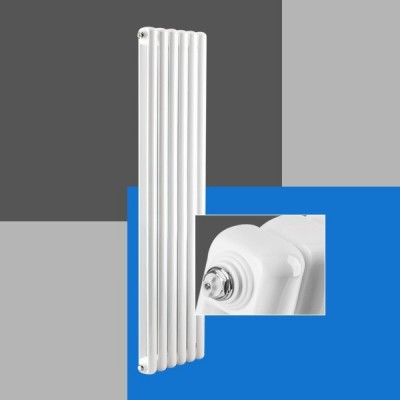 钢制60方圆双柱散热器家用水暖暖气片壁挂式自采暖