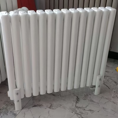 钢制50方片头暖气片二柱水暖家用采暖散热器
