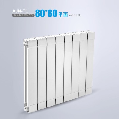 铜铝复合80*80平面散热器