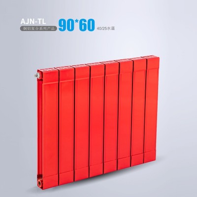 铜铝复合90*60散热器