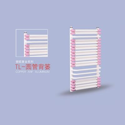 铜铝复合圆管卫浴散热器_铜铝80高背篓