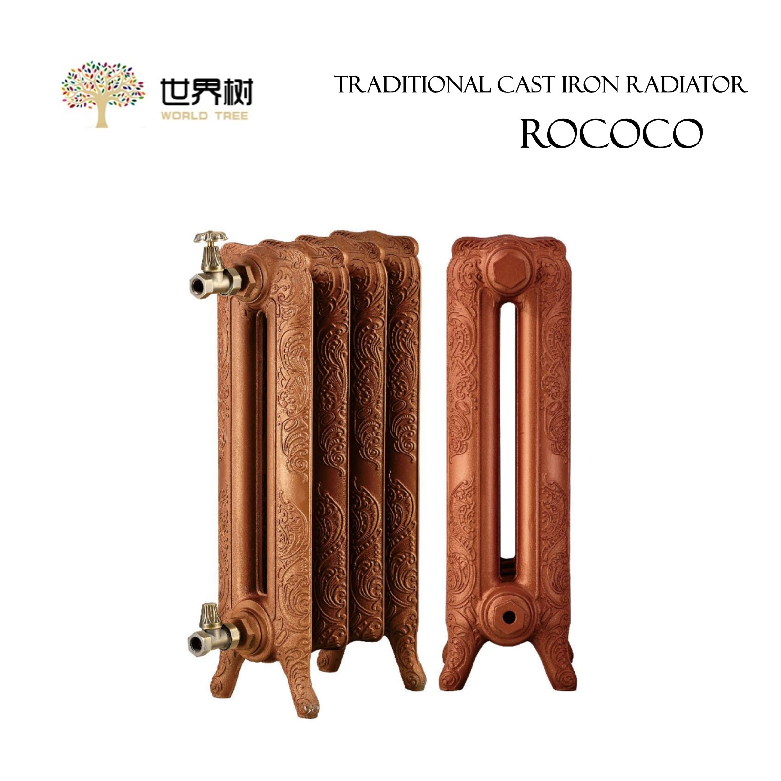 Traditional Radiator, Rococo