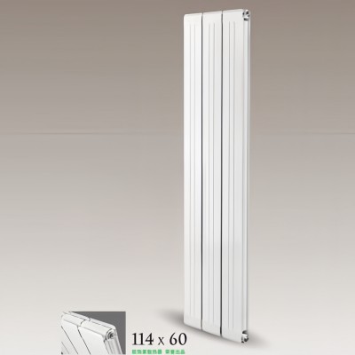 铜铝复合114/60散热器厂家批发暖气片立式挂墙水暖