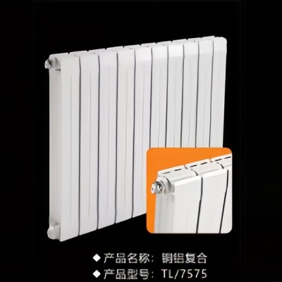 铜铝复合75×75散热器