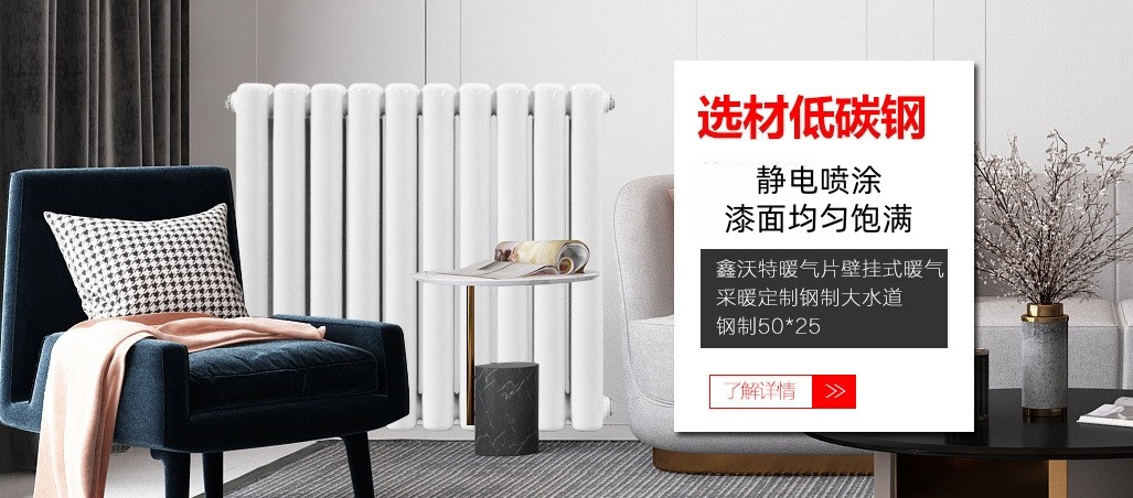家用钢制水暖散热器 壁挂式 大水道 采暖 暖气片