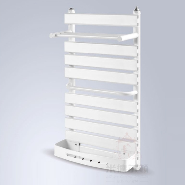 Copper-aluminum composite flat storage box radiator