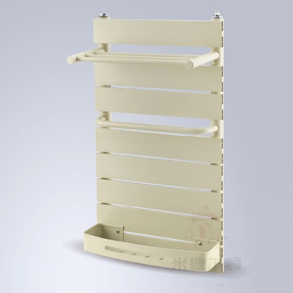 Copper-aluminum composite flat tube storage rack radiator