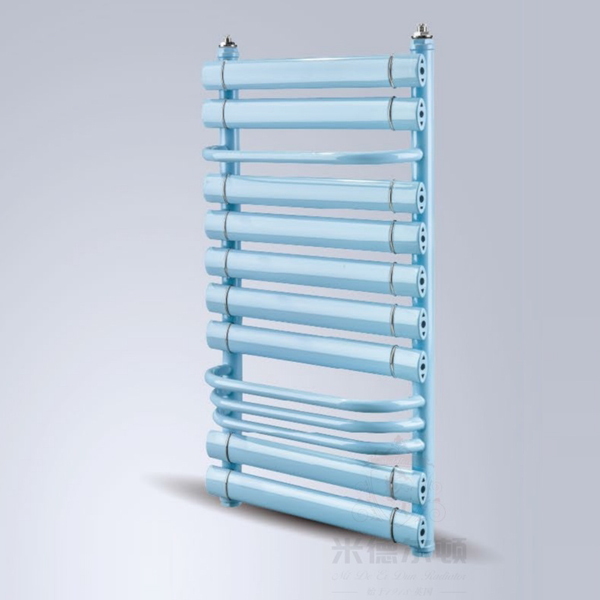 Copper-aluminum composite flat tube back basket radiator