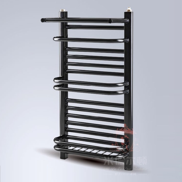 Steel round tube storage rack radiator