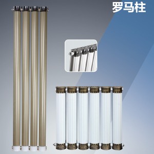 家用自建房别墅铜铝复合罗马柱散热器|天津钢制暖气片厂家