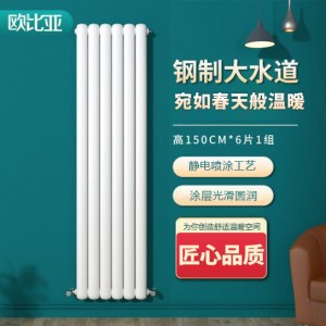 欧比亚钢制暖气片壁挂式散热器客厅卧室集中自采暖60*30