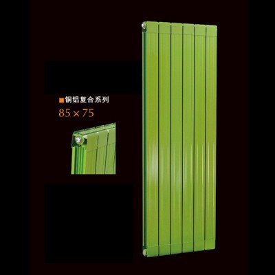 铜铝复合85X75散热器