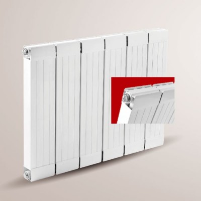 铜铝复合132X60封边散热器